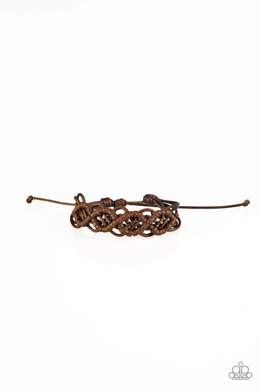 Boondocks and Bonfires - Brown Bracelet