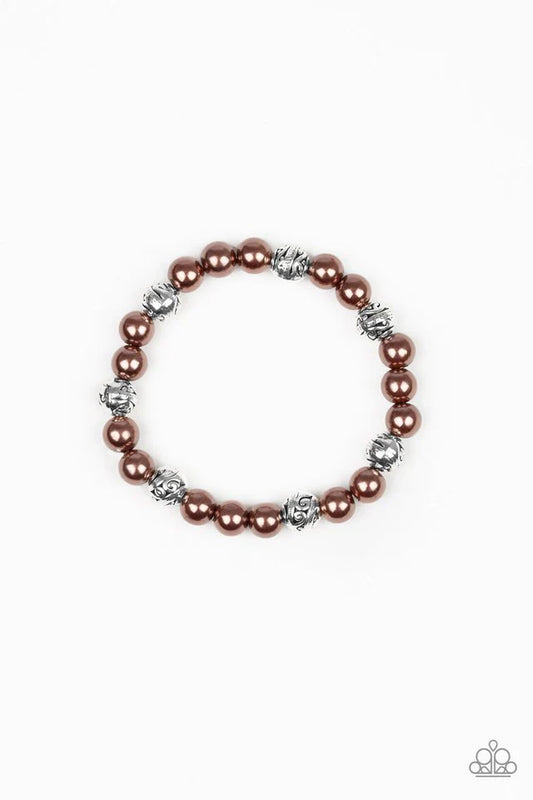 Poised For Perfection - Brown Bracelet