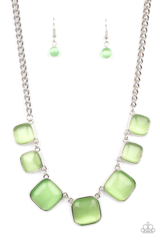 Aura Allure - Green - Necklace